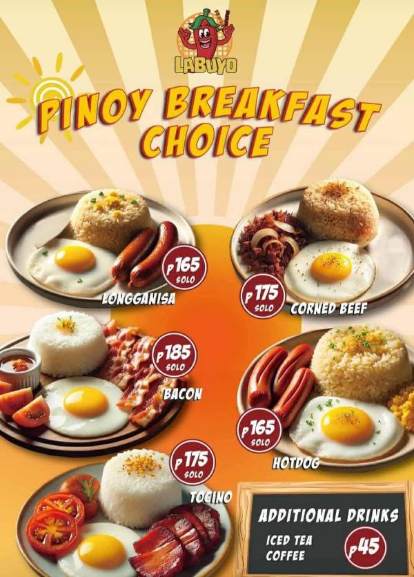 Pinoy Breakfast Choice
